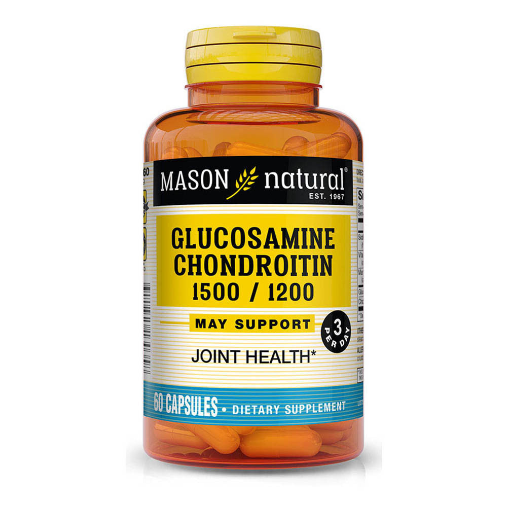 Mason Natural Glucosamine Chondroitin 1500/1200 Maximum Strength Capsules - 60 Ea